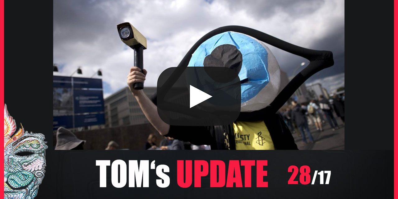 Tom’s Update 28/17 – Neue Überwachungsgesetze, Gehirnchip Implantate,  Putsch Türkei uvm.
